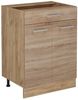 Küchenunterschrank R-Line Sonoma 60 cm mit Schublade, ohne Arbeitsplatte Vicco Bild 5