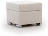 Ecksofa Schlafsofa inkl. Hocker CANTON Stoff Liverpool Pearl Ottomane Links Bild 3