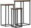 vidaXL Beistelltisch-Set 3-tlg. Recyceltes Teak 246088 Bild 2