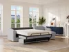 Vente-unique - DARIELO Sofa Stoff Grau - B 223 cm152 cm x H 85 cm x L 295 cm Bild 3