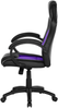 Bürostuhl schwarz / violett höhenverstellbar REST Bild 5