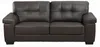Vente-unique - Ledersofa 3-Sitzer - Braun - HAZEL Bild 2