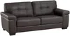 Vente-unique - Ledersofa 3-Sitzer - Braun - HAZEL Bild 3