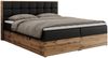 MKS MÖBEL Boxspringbett ALBERO 1 (Set, Packung, Topper T25/Visco, Stauraum, Matratzen, Bettkästen, T30-Schaum), Doppelbett, Multipocket-Matratzen, Möbelplatten, Praktisch Bild 2