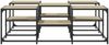 vidaXL Couchtisch Sonoma-Eiche 121x121x40 cm Holzwerkstoff 839069 Bild 5