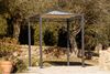 ELEO Rankpavillon quadratisch Bolzano 2 x 2 m pulverbeschichtet anthrazit Bild 2