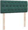 vidaXL Boxspringbett mit Matratze Dunkelgrün 120x190 cm Samt 3287695 Bild 5