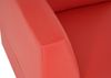 Modular 3-Sitzer Sofa Couch Lyon, Kunstleder ~ rot, hohe Armlehnen Bild 5