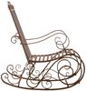 CLP 2er Set Schaukelstühle Smilla Schwingstühle mit hoher Rückenlehne,braun Bild 4