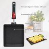 Antihaft Japanische Omlette Pfanne 23x21cm Abnehmbarer Griff, Backofen Bild 3
