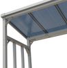 Quick Star Kaminholzregal Außen Aluminium Pro, Mehrere Größen, Mit / Ohne Wetterschutz, BxTxH:130x70x185 cm Bild 2