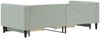 vidaXL Tagesbett Ausziehbar mit Schubladen Hellgrau 90x200 cm Samt 3196739 Bild 5