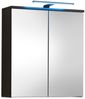 Badezimmerspiegelschrank >Spice< in Schwarz matt - 60x67x20 (BxHxT) Bild 3