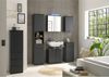 Badezimmerspiegelschrank >Spice< in Schwarz matt - 60x67x20 (BxHxT) Bild 4