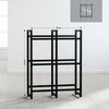 CLP Getränkekistenständer Stack aus Metall freistehend robust stabil,schwarz 116x91x31 cm Bild 2