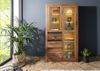 Vitrine Wild-/ Zerreiche 110x42x200 tabacco brown geölt MONTREUX #318 Bild 3