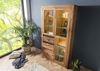 Vitrine Wild-/ Zerreiche 110x42x200 tabacco brown geölt MONTREUX #318 Bild 2