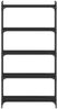 Bücherregal | Standregal 5 Böden Schwarz 80x30x154 cm Holzwerkstoff Bild 4