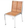 Teak Stapelstuhl Fedaia (Edelstahl) Bild 2