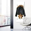 Queence Garderobe - "Silly Clot" Druck auf hochwertigem Arcylglas inkl. Edelstahlhaken und Aufhängung, Format: 50x120cm Bild 2