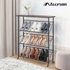 Allyson Schuhregal Schuhschrank Schmaler Schuhkipper, Vintage Braun (70 x 24 x 90 cm) Bild 2