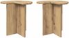 vidaXL Beistelltisch 2 pcs Artisan-Eiche Ø 39 x 38 cm Holzwerkstoff 8001096 Bild 2