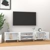 vidaXL TV-Schrank Weiß 180 x 31,5 x 40 cm Holzwerkstoff 816256 Bild 3