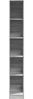 vidaXL Kleiderschrank Grau Sonoma 30x50x200 cm Holzwerkstoff 3307707 Bild 4