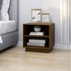 vidaXL Nachttische 2 Stk. Honigbraun 40x34x40 cm Massivholz Kiefer 813332 Bild 4