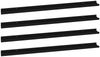 vidaXL Wandregale 4 Stk. Schwarz 115x9x3 cm 326671 Bild 2