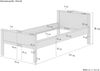 Seniorenbett Überlänge extra hoch Einzelbett Buche 100x200 V-60. 70-10-220 Bild 4