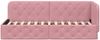 vidaXL Eckbettgestell Rosa 80 x 200 cm Samt 42016516 Bild 5