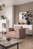 Ecksofa Schlafsofa inkl. Sessel WALDO Stoff Poso Altrosa Ottomane Links Bild 5