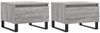 vidaXL Couchtische 2 Stk. Grau Sonoma 50x46x35 cm Holzwerkstoff 830889 Bild 2