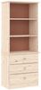 vidaXL Bücherregal mit Schubladen ALTA 60x35x142 cm Massivholz Kiefer 353951 Bild 2