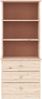 vidaXL Bücherregal mit Schubladen ALTA 60x35x142 cm Massivholz Kiefer 353951 Bild 3