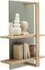 Wandboard >MONIZ< in Salbei-Grün/ Eichenfarben Dekor - 65x96x26 (BxHxT) Bild 2