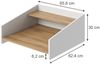 Aufsatzregal Viktor Artisan-Eiche/Weiß 65.6 x 30 cm Vicco Bild 2