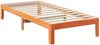 vidaXL Massivholzbett ohne Matratze Wachsbraun 90x200 Kiefernholz 859222 Bild 3