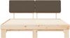 vidaXL Bettgestell mit gepolstertem Kopfteil Taupe 180 x 200 cm 3398082 Bild 5