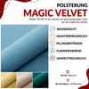 Boxspringbett mit LED, Einzelbett mit Bettkasten und Topper - JUNIOR GOLD 3 - 90x200 cm - Grau - Linke Seite Bild 5