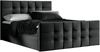 AX LIVING Boxspringbett 140x200 mit Bettkasten Ambusio in Schwarz Bild 2
