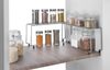 METALTEX 364310000 Spice Bridge Gewürzregal stapelbar 2er-Set 29 x 7 x 14 cm, Polytherm / Raumsparer Bild 2