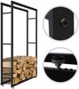 Kaminholzständer Brennholzregal Kaminholzablage Holzregal Ablage 100x150x25cm Bild 1