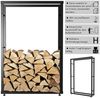 Kaminholzständer Brennholzregal Kaminholzablage Holzregal Ablage 100x150x25cm Bild 4