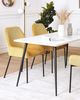 Esszimmerstuhl gelb Cord 2er Set LOVERNA Bild 3