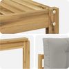 vidaXL Outdoor-Sofagarnitur 9 pcs Weiß und Hellgrau 79 x 79 x 37 cm 3386225 Bild 5