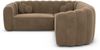 Ecksofa Almeria L-Form Stoff - Samtstoff - Braun Bild 3