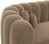 Ecksofa Almeria L-Form Stoff - Samtstoff - Braun Bild 5