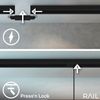 Briloner Leuchten Schienensystem-Sets RAIL, ohne Leuchtmittel, Schienensystem Rail 1,5 m Schwarz 4,5W Decke Wohnzimmer Büro Küche Bild 4